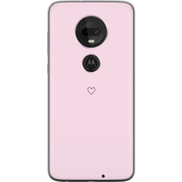 Mobilskal till Motorola Moto G7 med Hjärta motiv i gruppen SMARTPHONE & SURFPLATTOR / Mobilskydd / Motorola hos TP E-commerce Nordic AB (A55278)