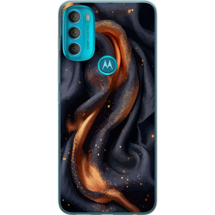 Mobilskal till Motorola Moto G71 5G med Eldigt silke motiv i gruppen SMARTPHONE & SURFPLATTOR / Mobilskydd / Motorola hos TP E-commerce Nordic AB (A55287)
