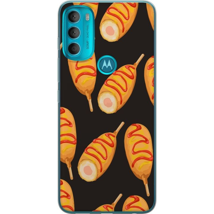 Mobilskal till Motorola Moto G71 5G med Kycklingklubba motiv i gruppen SMARTPHONE & SURFPLATTOR / Mobilskydd / Motorola hos TP E-commerce Nordic AB (A55295)