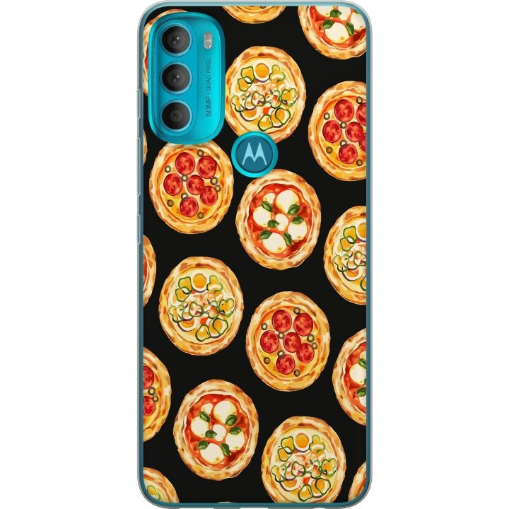 Mobilskal till Motorola Moto G71 5G med Pizza motiv i gruppen SMARTPHONE & SURFPLATTOR / Mobilskydd / Motorola hos TP E-commerce Nordic AB (A55299)