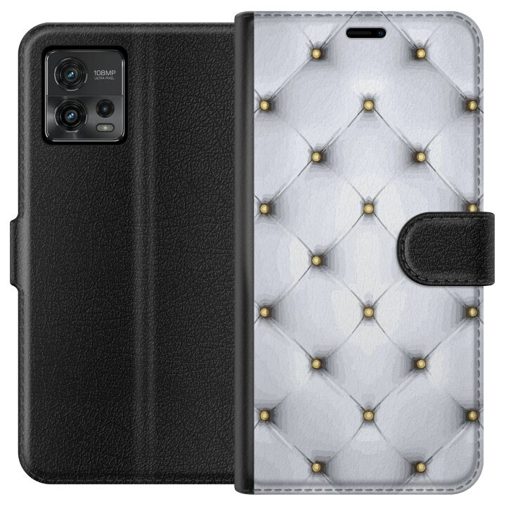 Plånboksfodral till Motorola Moto G72 med Lyxigt motiv i gruppen SMARTPHONE & SURFPLATTOR / Mobilskydd / Motorola hos TP E-commerce Nordic AB (A55327)