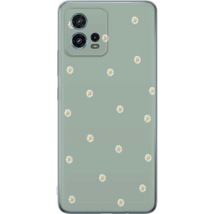 Mobilskal till Motorola Moto G72 med Prästkragar motiv i gruppen SMARTPHONE & SURFPLATTOR / Mobilskydd / Motorola hos TP E-commerce Nordic AB (A55344)