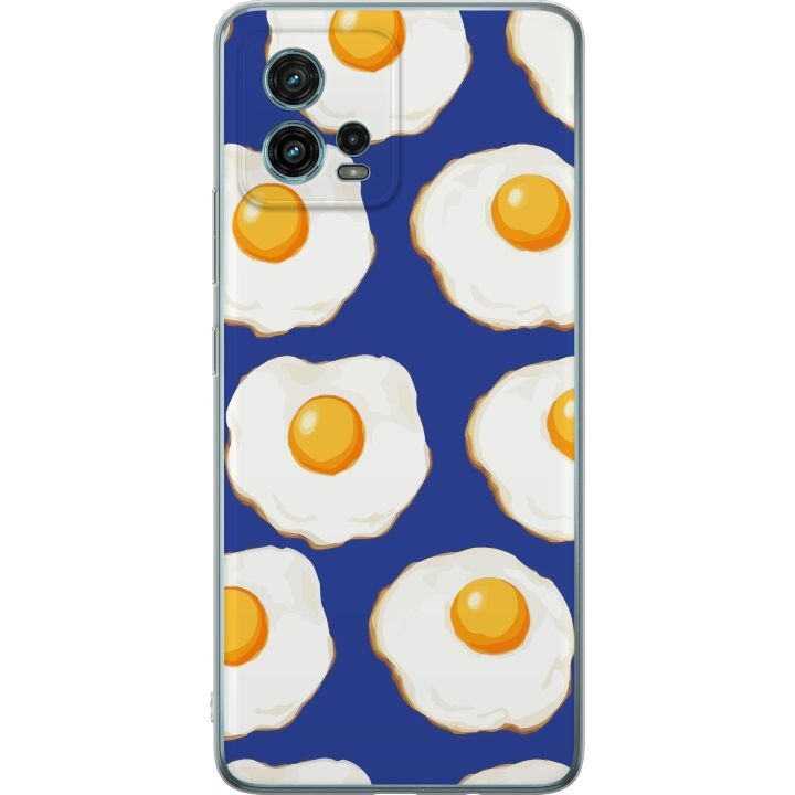 Mobilskal till Motorola Moto G72 med Stekta ägg motiv i gruppen SMARTPHONE & SURFPLATTOR / Mobilskydd / Motorola hos TP E-commerce Nordic AB (A55346)