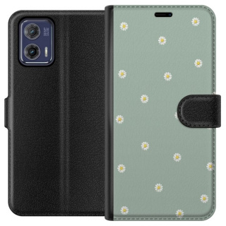 Plånboksfodral till Motorola Moto G73 med Prästkragar motiv
