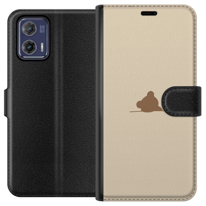 Plånboksfodral till Motorola Moto G73 med Nalle motiv i gruppen SMARTPHONE & SURFPLATTOR / Mobilskydd / Motorola hos TP E-commerce Nordic AB (A55387)