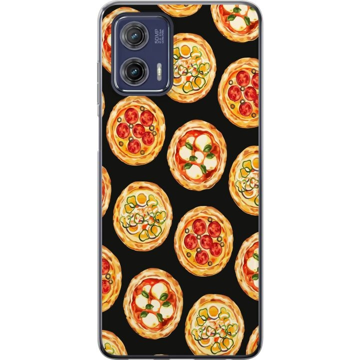 Mobilskal till Motorola Moto G73 med Pizza motiv i gruppen SMARTPHONE & SURFPLATTOR / Mobilskydd / Motorola hos TP E-commerce Nordic AB (A55407)