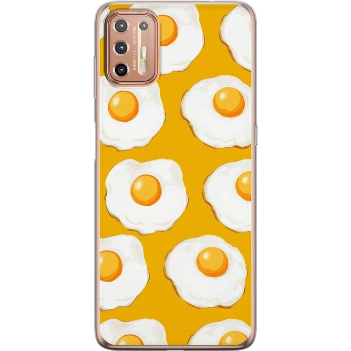 Mobilskal till Motorola Moto G9 Plus med Stekt ägg motiv i gruppen SMARTPHONE & SURFPLATTOR / Mobilskydd / Motorola hos TP E-commerce Nordic AB (A55531)