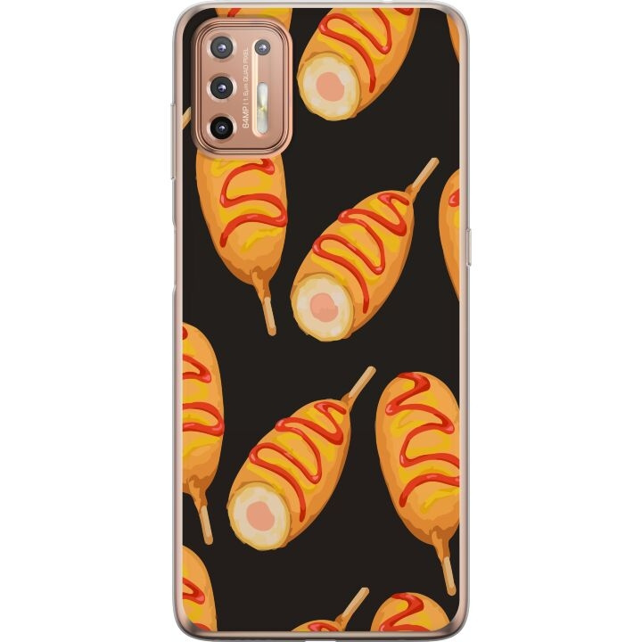 Mobilskal till Motorola Moto G9 Plus med Kycklingklubba motiv i gruppen SMARTPHONE & SURFPLATTOR / Mobilskydd / Motorola hos TP E-commerce Nordic AB (A55538)