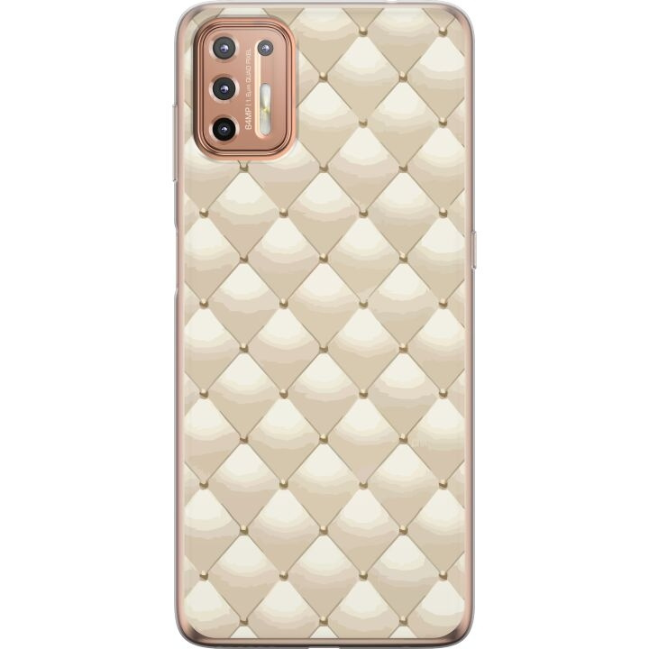 Mobilskal till Motorola Moto G9 Plus med Guldglans motiv i gruppen SMARTPHONE & SURFPLATTOR / Mobilskydd / Motorola hos TP E-commerce Nordic AB (A55555)