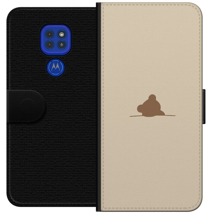 Plånboksfodral till Motorola Moto G9 Play med Nalle motiv i gruppen SMARTPHONE & SURFPLATTOR / Mobilskydd / Motorola hos TP E-commerce Nordic AB (A55603)