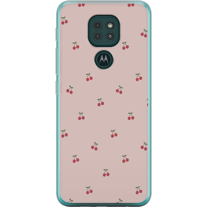 Mobilskal till Motorola Moto G9 Play med Körsbär motiv i gruppen SMARTPHONE & SURFPLATTOR / Mobilskydd / Motorola hos TP E-commerce Nordic AB (A55617)