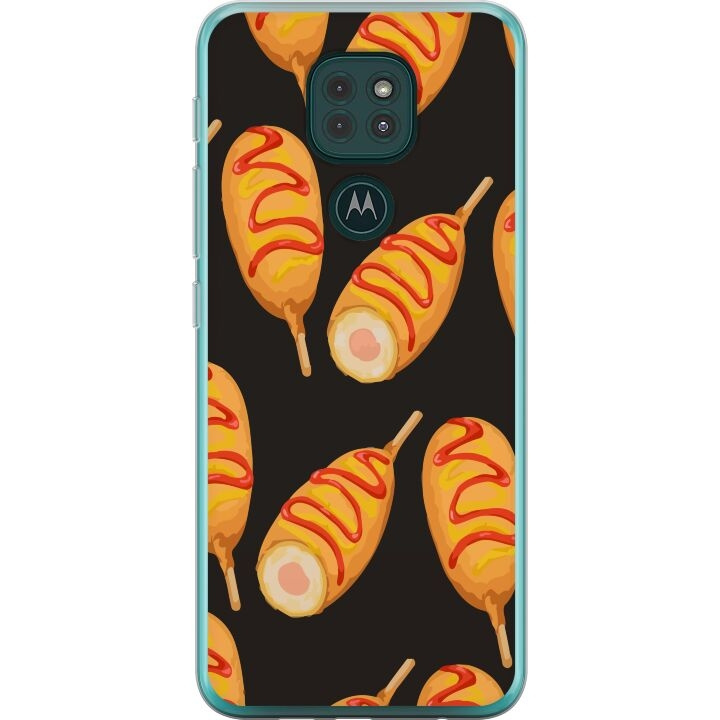 Mobilskal till Motorola Moto G9 Play med Kycklingklubba motiv i gruppen SMARTPHONE & SURFPLATTOR / Mobilskydd / Motorola hos TP E-commerce Nordic AB (A55619)
