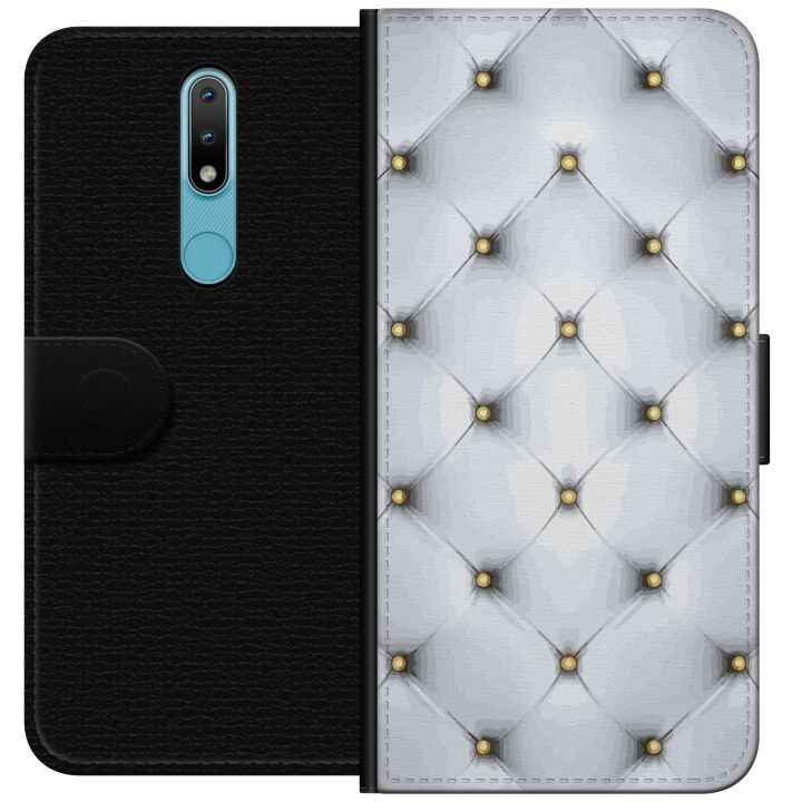 Plånboksfodral till Nokia 2.4 med Lyxigt motiv i gruppen SMARTPHONE & SURFPLATTOR / Mobilskydd / Nokia/Microsoft hos TP E-commerce Nordic AB (A55678)