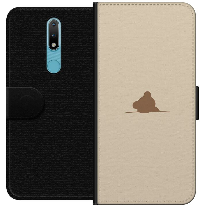 Plånboksfodral till Nokia 2.4 med Nalle motiv i gruppen SMARTPHONE & SURFPLATTOR / Mobilskydd / Nokia/Microsoft hos TP E-commerce Nordic AB (A55684)