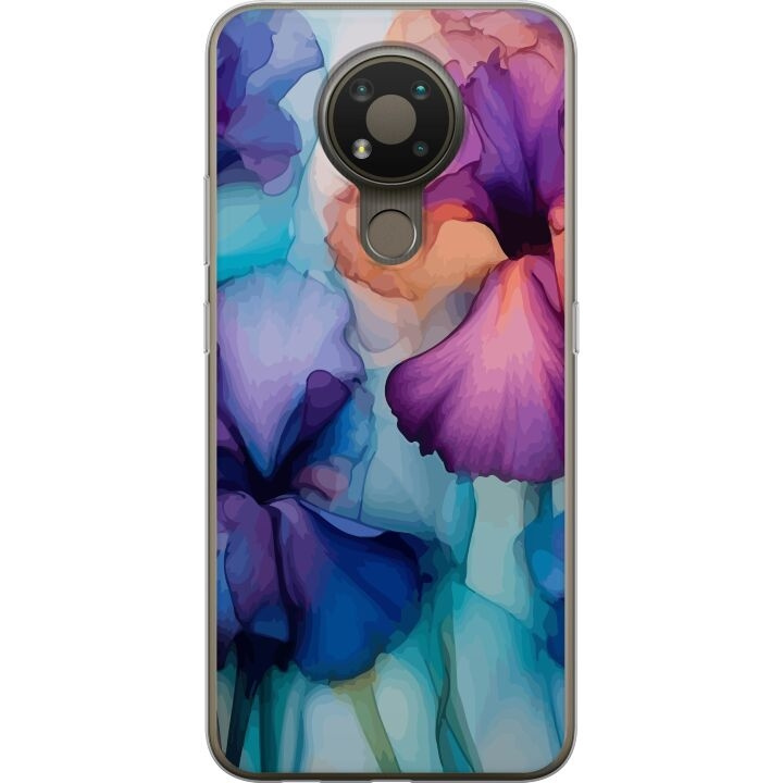 Mobilskal till Nokia 3.4 med Magiska blommor motiv i gruppen SMARTPHONE & SURFPLATTOR / Mobilskydd / Nokia/Microsoft hos TP E-commerce Nordic AB (A55721)