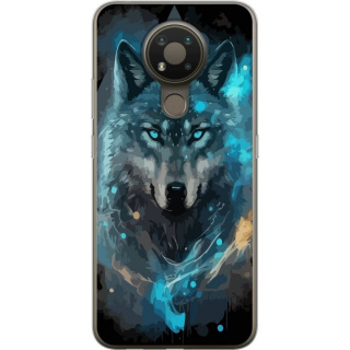 Mobilskal till Nokia 3.4 med Varg motiv