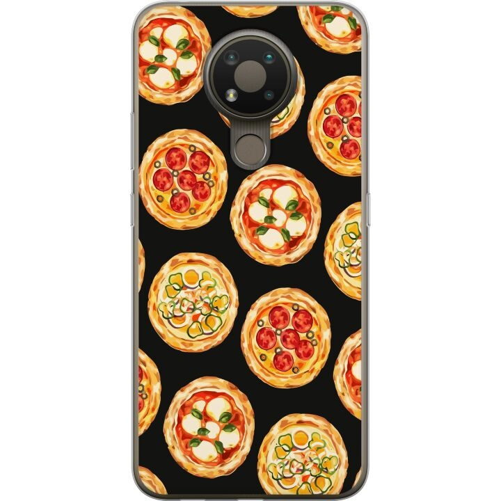 Mobilskal till Nokia 3.4 med Pizza motiv i gruppen SMARTPHONE & SURFPLATTOR / Mobilskydd / Nokia/Microsoft hos TP E-commerce Nordic AB (A55731)