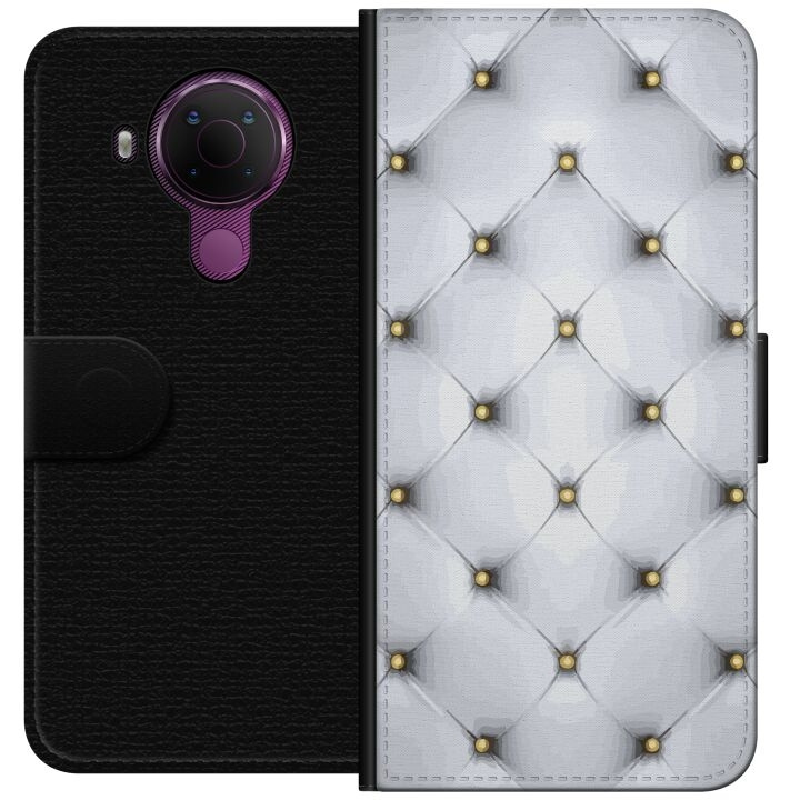 Plånboksfodral till Nokia 5.4 med Lyxigt motiv i gruppen SMARTPHONE & SURFPLATTOR / Mobilskydd / Nokia/Microsoft hos TP E-commerce Nordic AB (A55759)