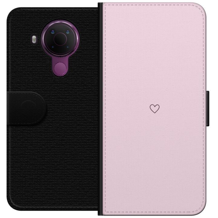 Plånboksfodral till Nokia 5.4 med Hjärta motiv i gruppen SMARTPHONE & SURFPLATTOR / Mobilskydd / Nokia/Microsoft hos TP E-commerce Nordic AB (A55764)