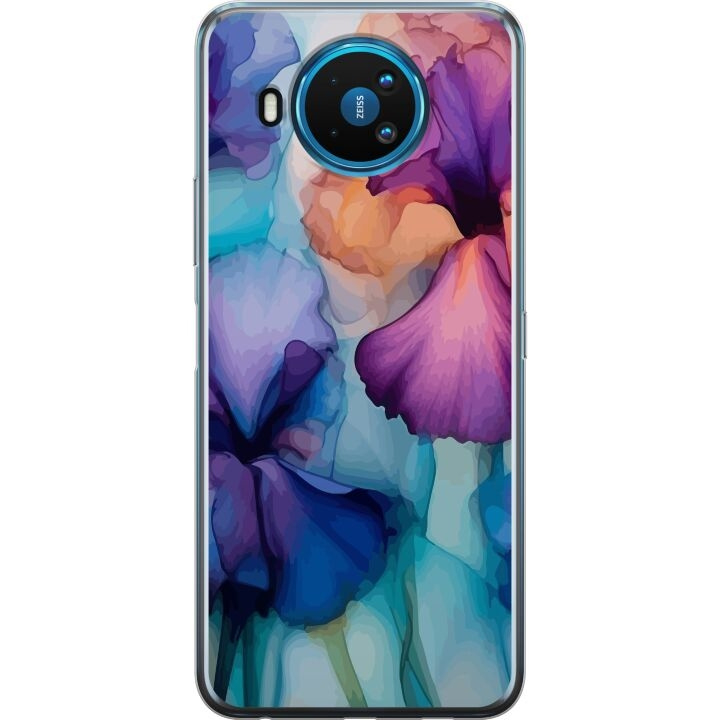 Mobilskal till Nokia 8.3 5G med Magiska blommor motiv i gruppen SMARTPHONE & SURFPLATTOR / Mobilskydd / Nokia/Microsoft hos TP E-commerce Nordic AB (A55802)