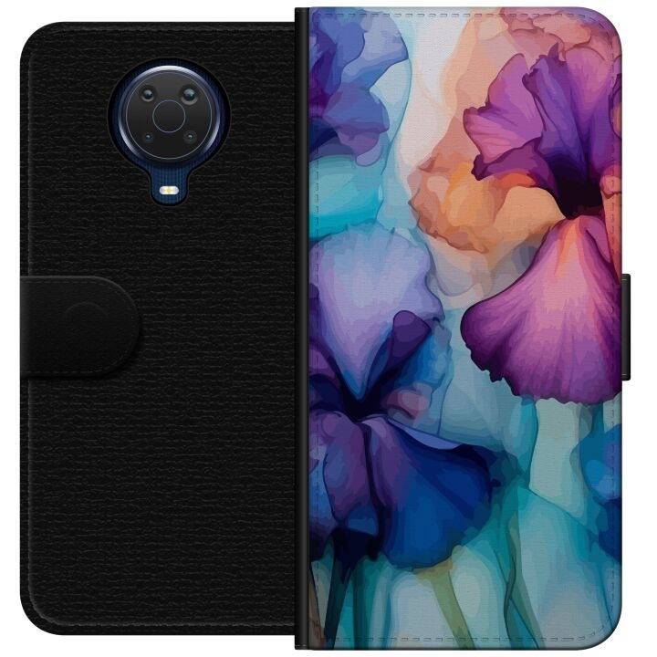 Plånboksfodral till Nokia G20 med Magiska blommor motiv i gruppen SMARTPHONE & SURFPLATTOR / Mobilskydd / Nokia/Microsoft hos TP E-commerce Nordic AB (A55937)