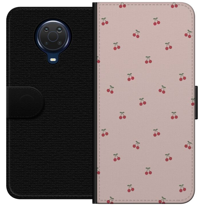 Plånboksfodral till Nokia G20 med Körsbär motiv i gruppen SMARTPHONE & SURFPLATTOR / Mobilskydd / Nokia/Microsoft hos TP E-commerce Nordic AB (A55941)