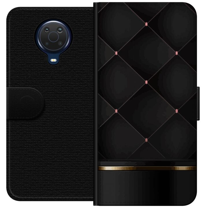 Plånboksfodral till Nokia G20 med Lyxig linje motiv i gruppen SMARTPHONE & SURFPLATTOR / Mobilskydd / Nokia/Microsoft hos TP E-commerce Nordic AB (A55949)
