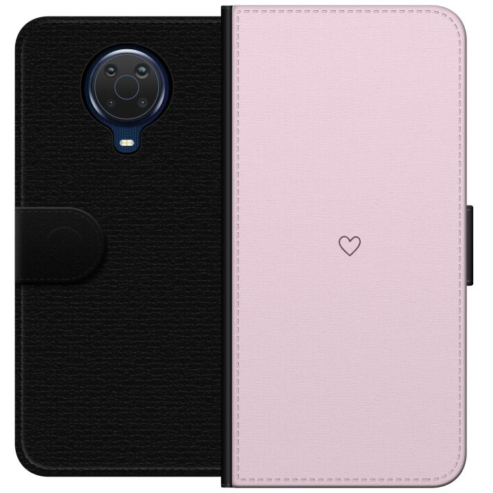Plånboksfodral till Nokia G20 med Hjärta motiv i gruppen SMARTPHONE & SURFPLATTOR / Mobilskydd / Nokia/Microsoft hos TP E-commerce Nordic AB (A55953)