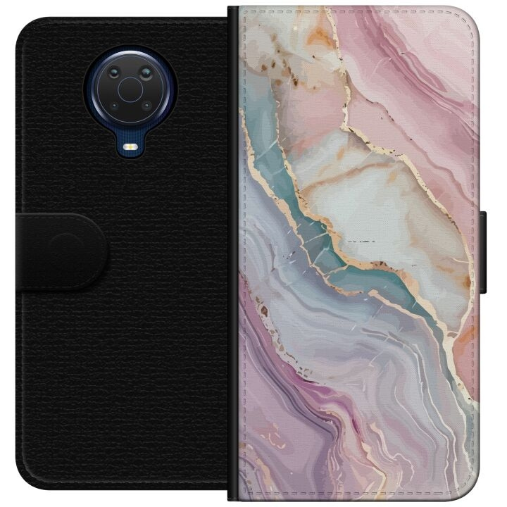 Plånboksfodral till Nokia G20 med Marmor motiv i gruppen SMARTPHONE & SURFPLATTOR / Mobilskydd / Nokia/Microsoft hos TP E-commerce Nordic AB (A55956)
