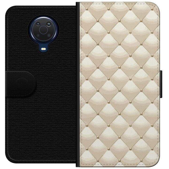 Plånboksfodral till Nokia G20 med Guldglans motiv i gruppen SMARTPHONE & SURFPLATTOR / Mobilskydd / Nokia/Microsoft hos TP E-commerce Nordic AB (A55960)