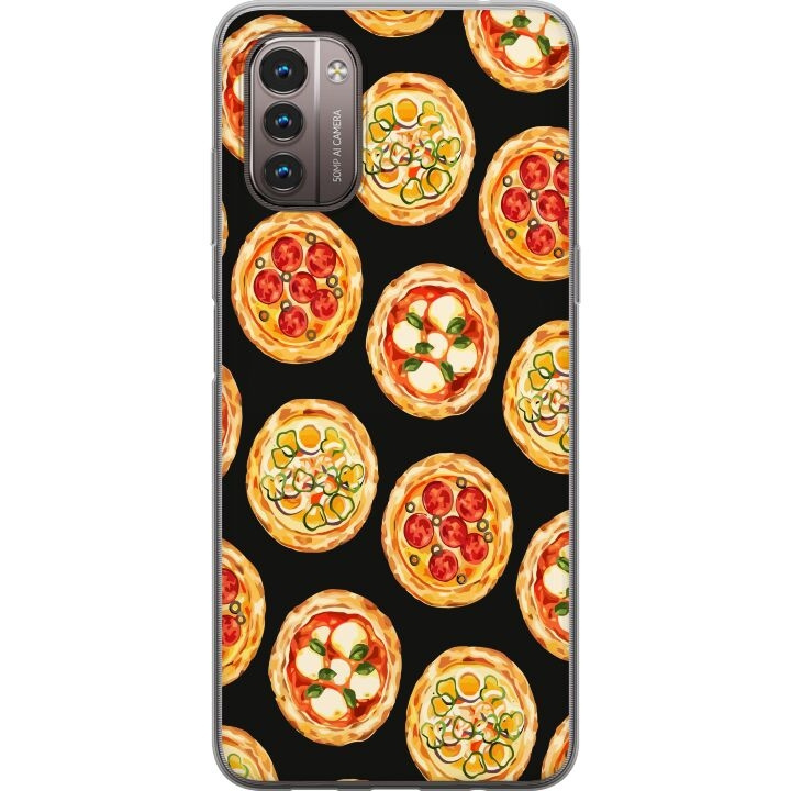Mobilskal till Nokia G21 med Pizza motiv i gruppen SMARTPHONE & SURFPLATTOR / Mobilskydd / Nokia/Microsoft hos TP E-commerce Nordic AB (A56001)