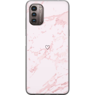 Mobilskal till Nokia G21 med Rosa Hjärta motiv