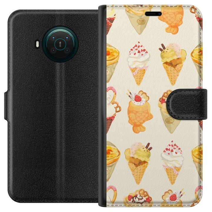 Plånboksfodral till Nokia X20 med Glassigt motiv i gruppen SMARTPHONE & SURFPLATTOR / Mobilskydd / Nokia/Microsoft hos TP E-commerce Nordic AB (A56107)