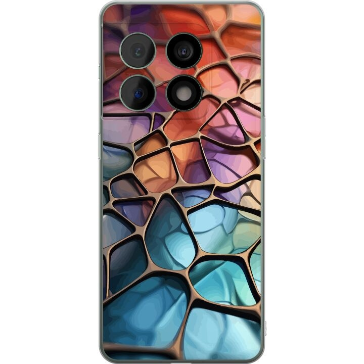 Mobilskal till OnePlus 10 Pro med Metalliskt mönster motiv i gruppen SMARTPHONE & SURFPLATTOR / Mobilskydd / OnePlus hos TP E-commerce Nordic AB (A56349)