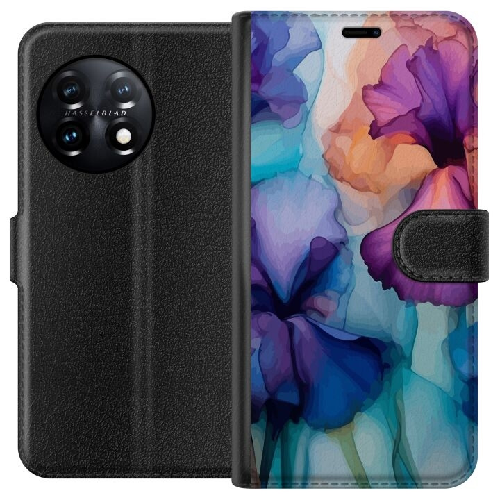Plånboksfodral till OnePlus 11 med Magiska blommor motiv i gruppen SMARTPHONE & SURFPLATTOR / Mobilskydd / OnePlus hos TP E-commerce Nordic AB (A56396)