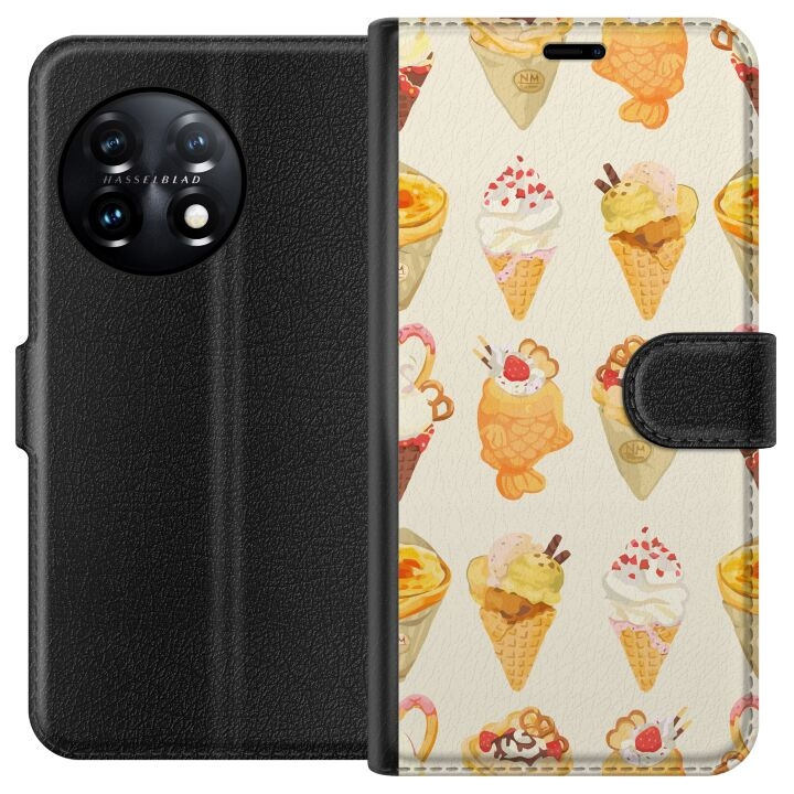 Plånboksfodral till OnePlus 11 med Glassigt motiv i gruppen SMARTPHONE & SURFPLATTOR / Mobilskydd / OnePlus hos TP E-commerce Nordic AB (A56404)