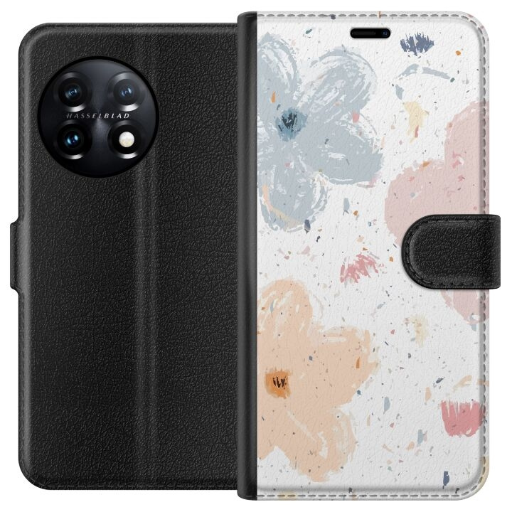 Plånboksfodral till OnePlus 11 med Blommor motiv i gruppen SMARTPHONE & SURFPLATTOR / Mobilskydd / OnePlus hos TP E-commerce Nordic AB (A56405)