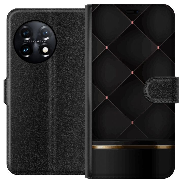 Plånboksfodral till OnePlus 11 med Lyxig linje motiv i gruppen SMARTPHONE & SURFPLATTOR / Mobilskydd / OnePlus hos TP E-commerce Nordic AB (A56408)