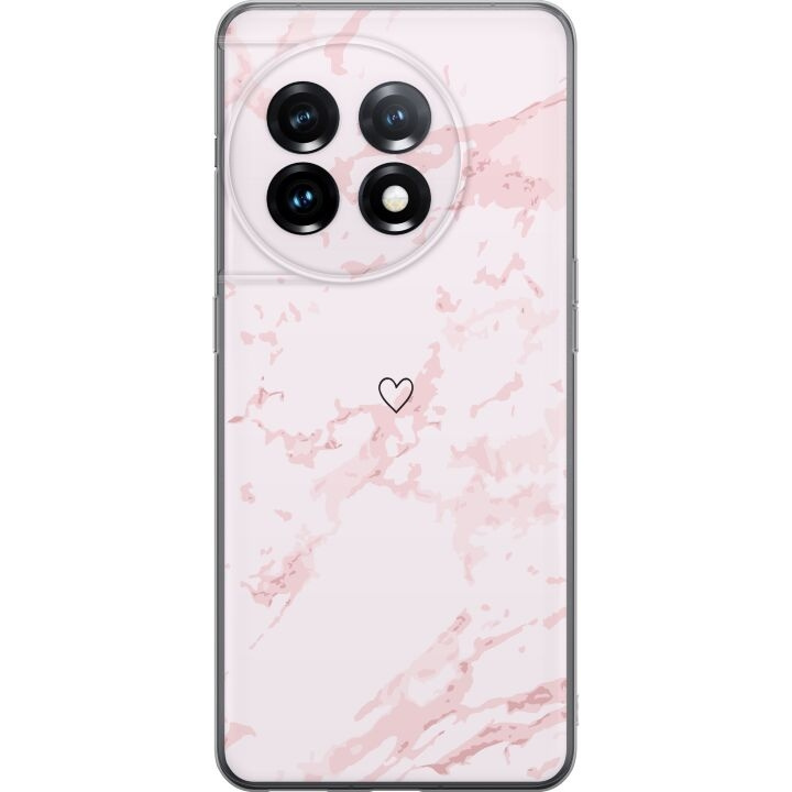 Mobilskal till OnePlus 11R med Rosa Hjärta motiv i gruppen SMARTPHONE & SURFPLATTOR / Mobilskydd / OnePlus hos TP E-commerce Nordic AB (A56497)