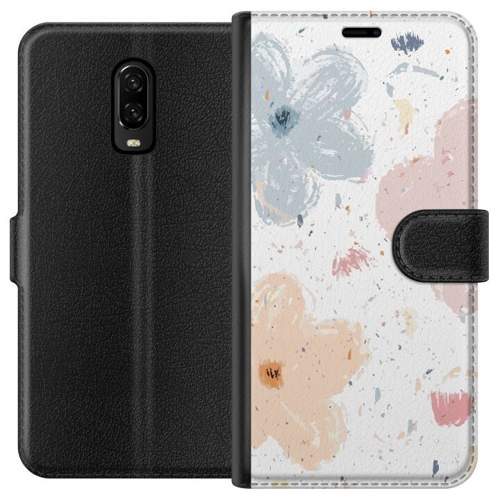 Plånboksfodral till OnePlus 6T med Blommor motiv i gruppen SMARTPHONE & SURFPLATTOR / Mobilskydd / OnePlus hos TP E-commerce Nordic AB (A56540)