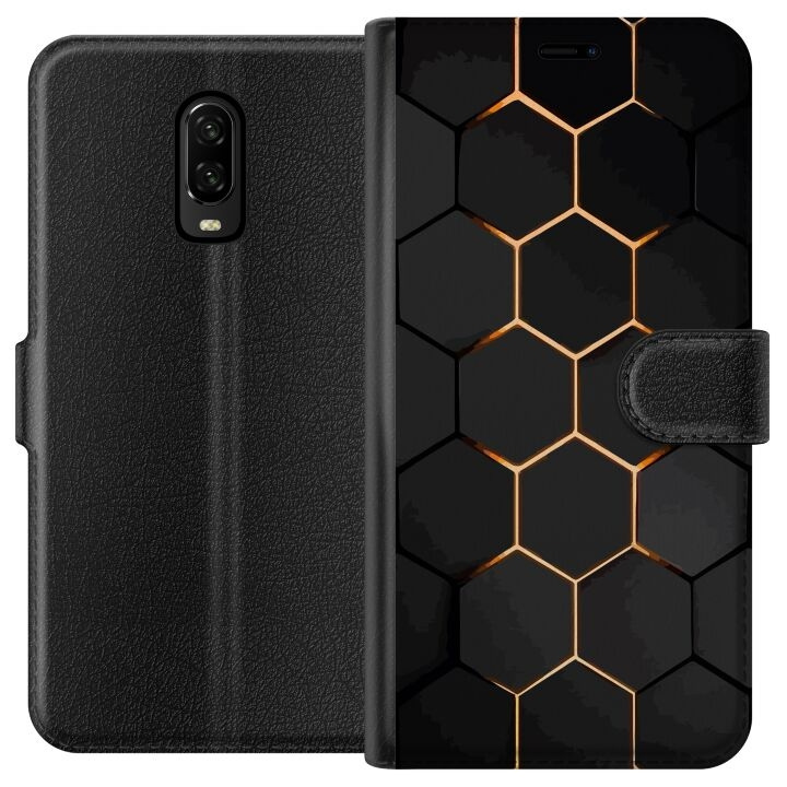 Plånboksfodral till OnePlus 6T med Lyxigt Mönster motiv i gruppen SMARTPHONE & SURFPLATTOR / Mobilskydd / OnePlus hos TP E-commerce Nordic AB (A56553)