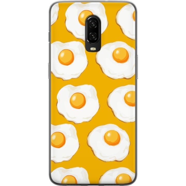 Mobilskal till OnePlus 6T med Stekt ägg motiv i gruppen SMARTPHONE & SURFPLATTOR / Mobilskydd / OnePlus hos TP E-commerce Nordic AB (A56557)