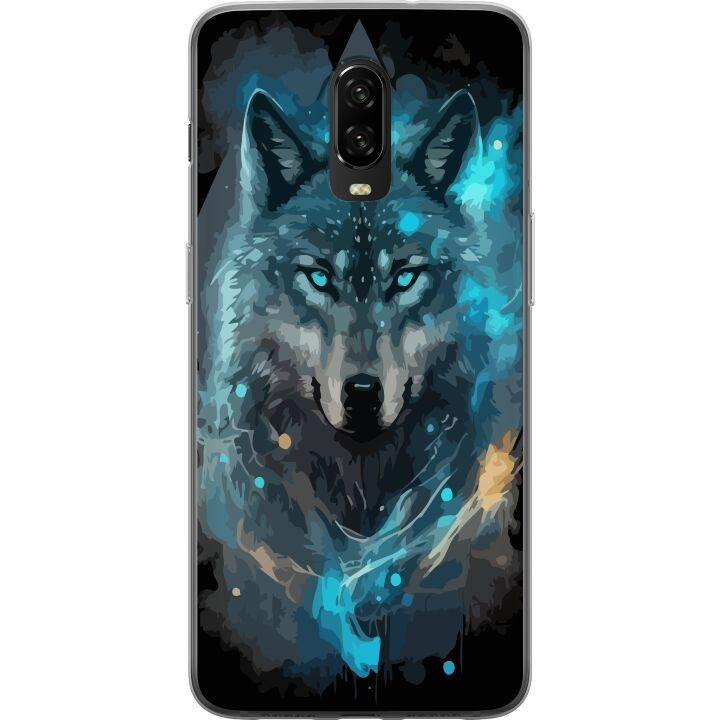 Mobilskal till OnePlus 6T med Varg motiv i gruppen SMARTPHONE & SURFPLATTOR / Mobilskydd / OnePlus hos TP E-commerce Nordic AB (A56560)