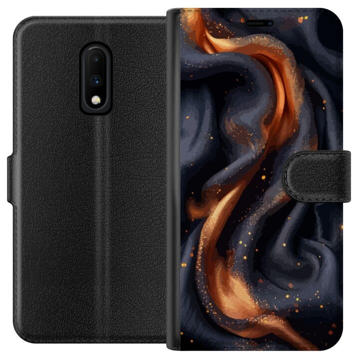 Plånboksfodral till OnePlus 7 med Eldigt silke motiv i gruppen SMARTPHONE & SURFPLATTOR / Mobilskydd / OnePlus hos TP E-commerce Nordic AB (A56583)