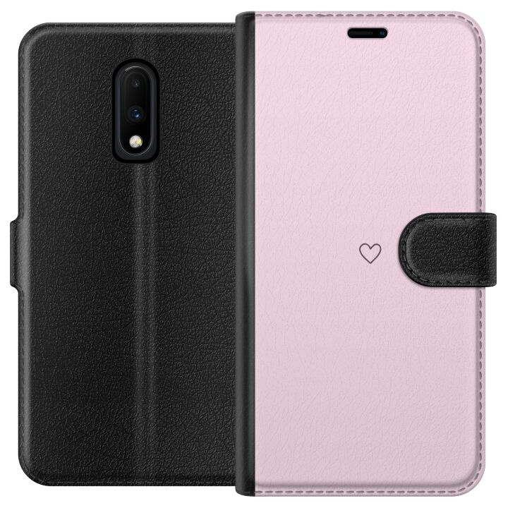 Plånboksfodral till OnePlus 7 med Hjärta motiv i gruppen SMARTPHONE & SURFPLATTOR / Mobilskydd / OnePlus hos TP E-commerce Nordic AB (A56601)