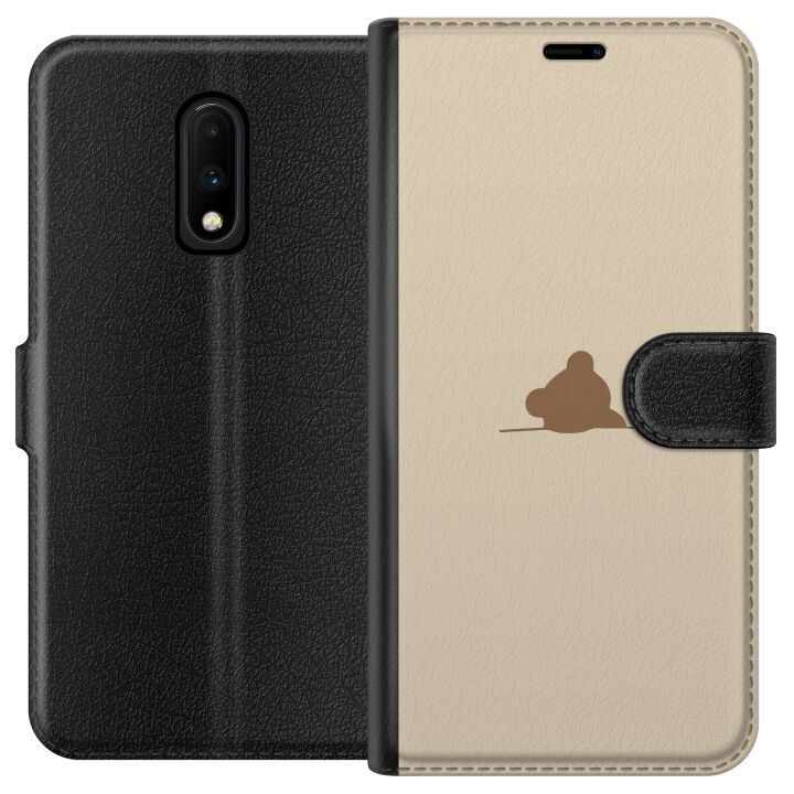 Plånboksfodral till OnePlus 7 med Nalle motiv i gruppen SMARTPHONE & SURFPLATTOR / Mobilskydd / OnePlus hos TP E-commerce Nordic AB (A56602)