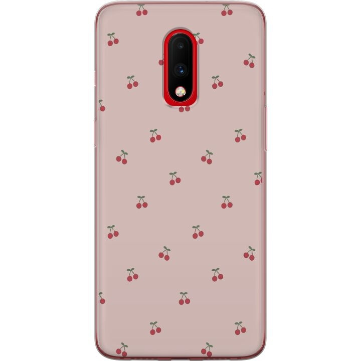 Mobilskal till OnePlus 7 med Körsbär motiv i gruppen SMARTPHONE & SURFPLATTOR / Mobilskydd / OnePlus hos TP E-commerce Nordic AB (A56616)