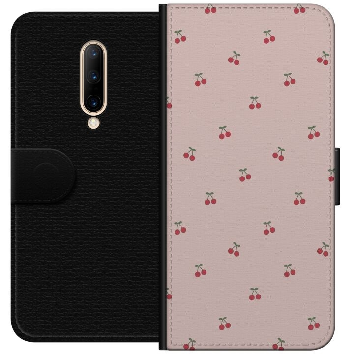 Plånboksfodral till OnePlus 7 Pro med Körsbär motiv i gruppen SMARTPHONE & SURFPLATTOR / Mobilskydd / OnePlus hos TP E-commerce Nordic AB (A56643)