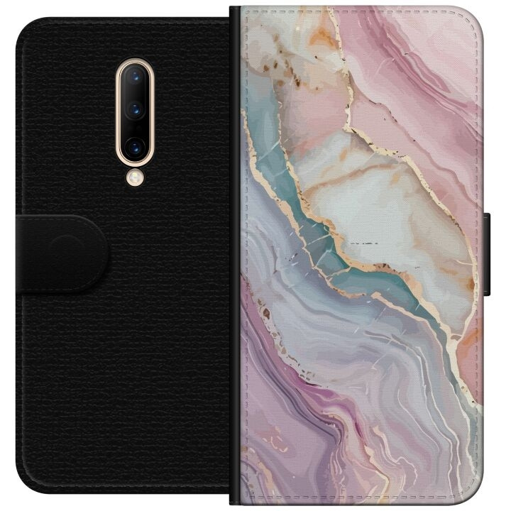 Plånboksfodral till OnePlus 7 Pro med Marmor motiv i gruppen SMARTPHONE & SURFPLATTOR / Mobilskydd / OnePlus hos TP E-commerce Nordic AB (A56658)