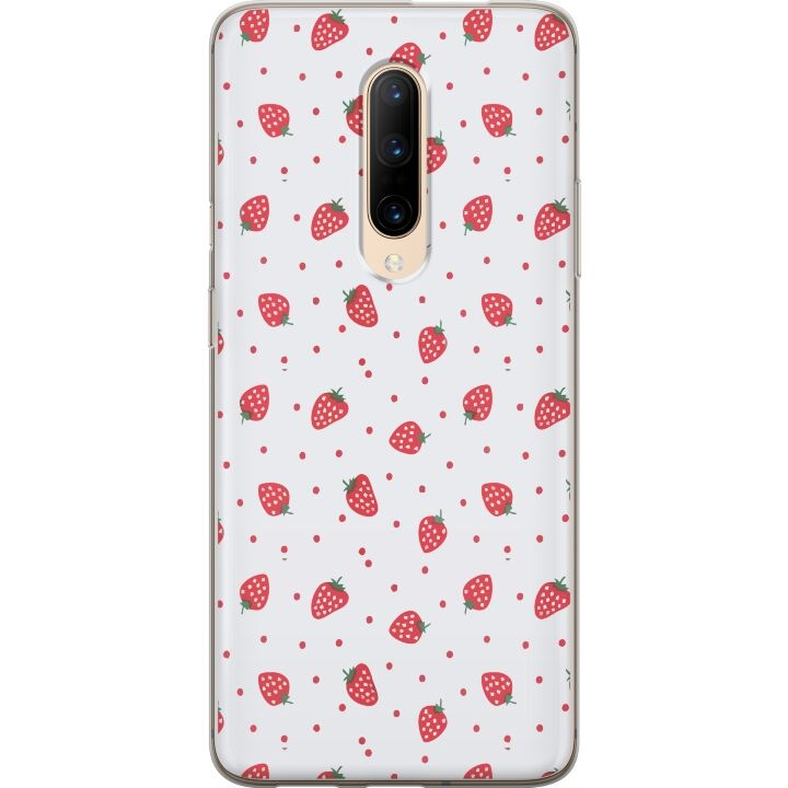 Mobilskal till OnePlus 7 Pro med Jordgubbar motiv i gruppen SMARTPHONE & SURFPLATTOR / Mobilskydd / OnePlus hos TP E-commerce Nordic AB (A56680)